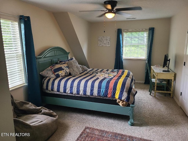 131 Chestnut Hill Rd, Oak Ridge, TN 37830 - carpeted bedroom featuring a ceiling fan and baseboards