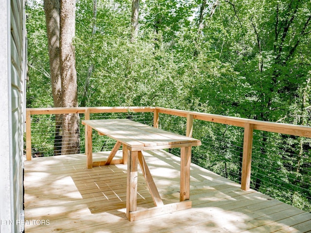 643 Airport Rd, Oakdale, TN 37829 - view of wooden deck