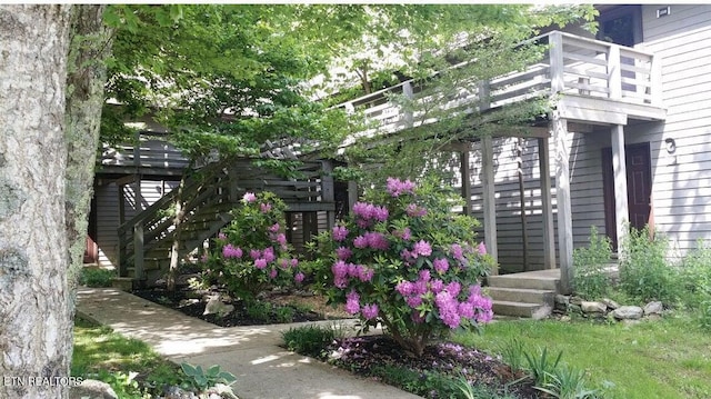 281 Moytoy Rd Unit 206, Crab Orchard, TN 37723 - view of side of property with stairs
