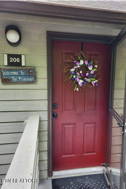281 Moytoy Rd Unit 206, Crab Orchard, TN 37723 - entrance to property featuring covered porch