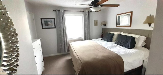 281 Moytoy Rd Unit 206, Crab Orchard, TN 37723 - bedroom featuring carpet, ceiling fan, and baseboards