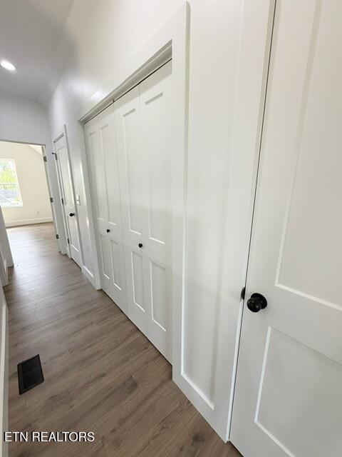 1118 NW Mercer St, Knoxville, TN 37921 - hall with wood finished floors