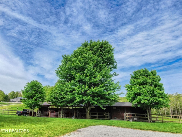 112 Auda Story, Jamestown, TN 38556 - view of yard with an exterior structure and an outdoor structure