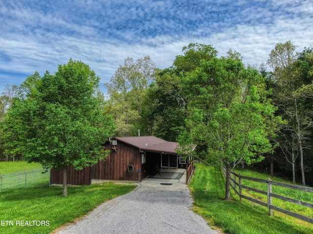 112 Auda Story, Jamestown, TN 38556 - view of front facade featuring driveway and an attached carport