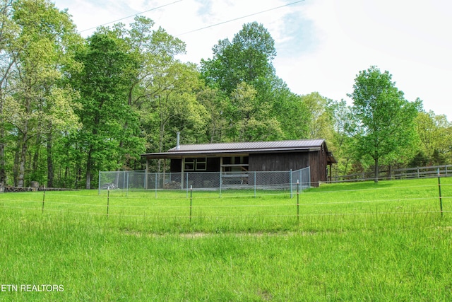 112 Auda Story, Jamestown, TN 38556 - view of yard with fence and a view of trees