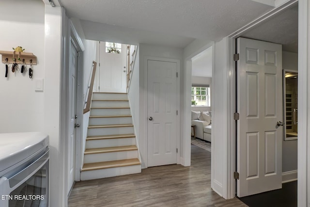 133 Nebraska Ave, Oak Ridge, TN 37830 - stairway featuring wood finished floors