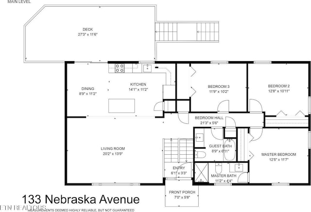 133 Nebraska Ave, Oak Ridge, TN 37830 - home floor plan