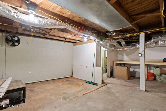 313 Lamar Ave, Clinton, TN 37716 - view of unfinished basement