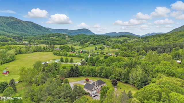 6005 Powell Valley Rd, Big Stone Gap, VA 24219 - aerial view of a heavily wooded area and a mountain backdrop