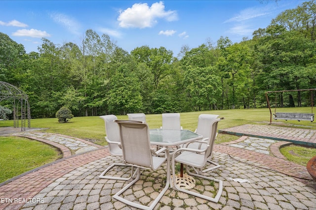 6005 Powell Valley Rd, Big Stone Gap, VA 24219 - view of patio featuring outdoor dining area