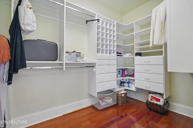 6005 Powell Valley Rd, Big Stone Gap, VA 24219 - spacious closet with wood finished floors