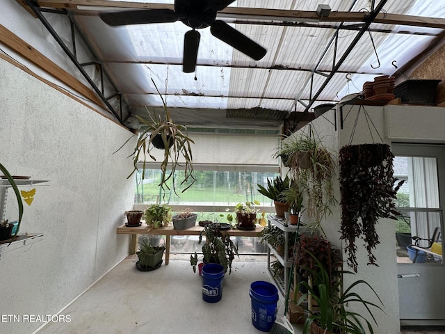 1923 Big Chiefs Skyview Dr, Sevierville, TN 37876 - sunroom with a ceiling fan