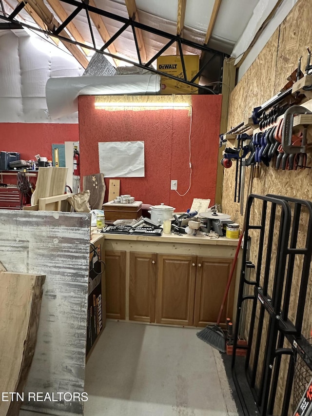 1923 Big Chiefs Skyview Dr, Sevierville, TN 37876 - miscellaneous room with concrete floors