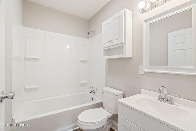 406 S Indiana Ave, Lafollette, TN 37766 - bathroom with toilet, shower / bath combination, and vanity