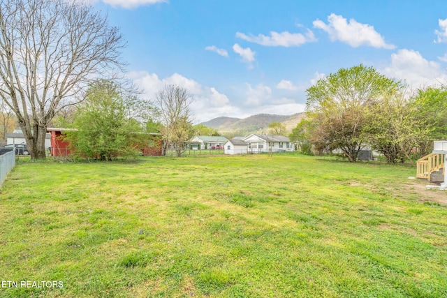 406 S Indiana Ave, Lafollette, TN 37766 - view of yard featuring a mountain view
