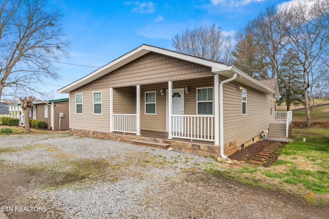 522 Church St, Vonore, TN 37885 - view of front of property with a porch
