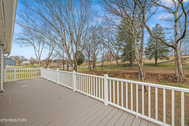 522 Church St, Vonore, TN 37885 - view of wooden terrace