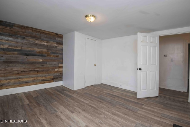 2918 Johnston St, Knoxville, TN 37921 - spare room featuring wood finished floors and baseboards