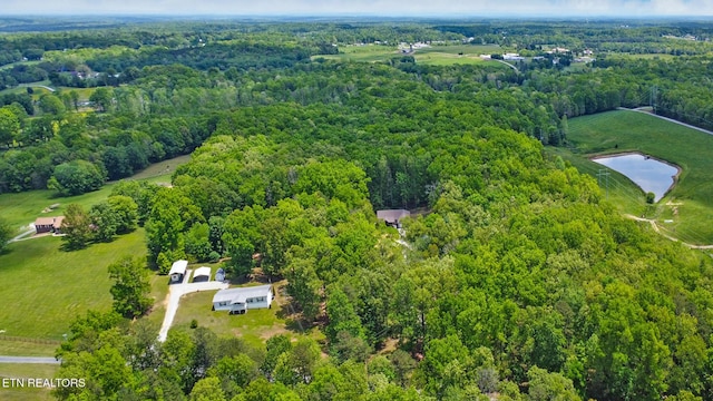 98 Paso Fino Trl, Jamestown, TN 38556 - aerial view of property and surrounding area featuring a heavily wooded area and a large body of water