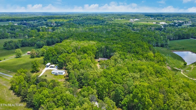 98 Paso Fino Trl, Jamestown, TN 38556 - aerial view of property and surrounding area featuring a heavily wooded area and a large body of water