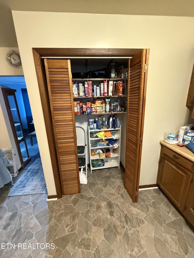 view of pantry