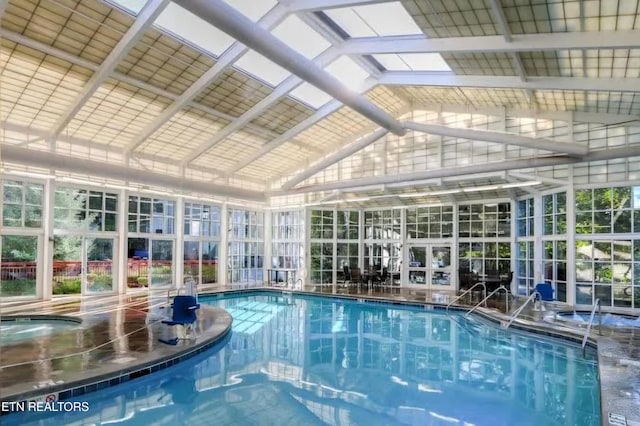 view of indoor community pool