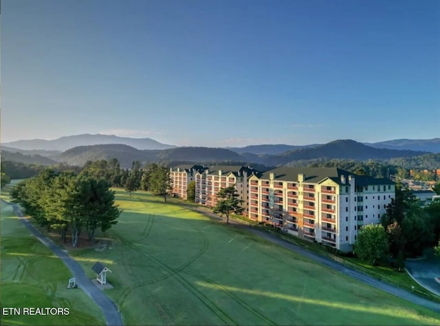 view of mountain backdrop
