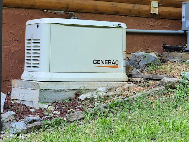 exterior view of a power unit