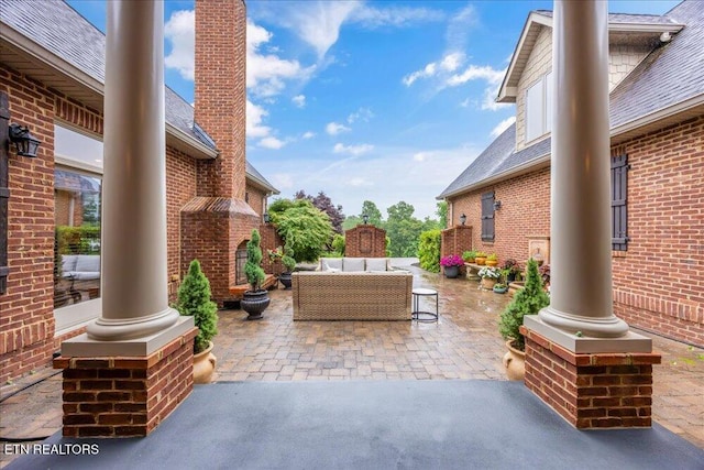 200 Bluffton Rd, Friendsville, TN 37737 - view of patio with an outdoor living space