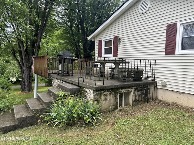 180 Cedar Ln, Jacksboro, TN 37757 - view of deck