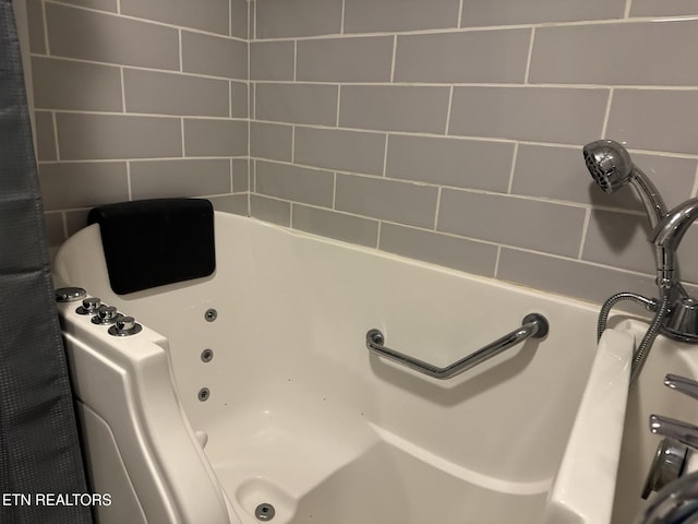 180 Cedar Ln, Jacksboro, TN 37757 - bathroom view of a whirlpool tub