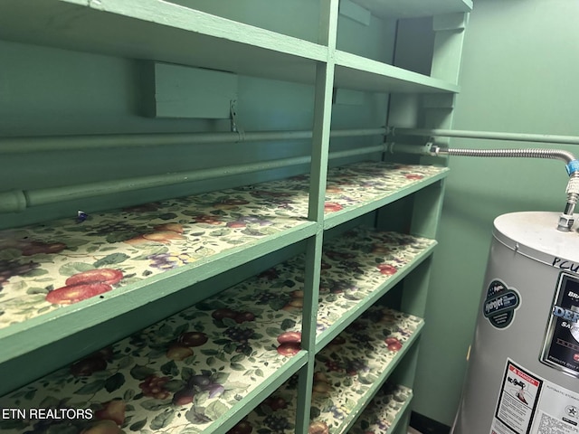 180 Cedar Ln, Jacksboro, TN 37757 - storage area featuring water heater