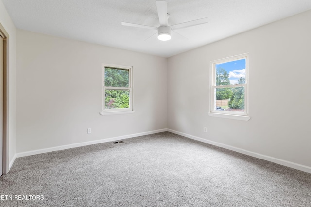 9505 Pearson Rd, Harrison, TN 37341 - carpeted spare room with healthy amount of natural light, baseboards, and a ceiling fan