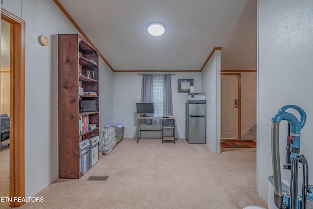 384 Lancer Rd, Harriman, TN 37748 - recreation room featuring crown molding and carpet flooring