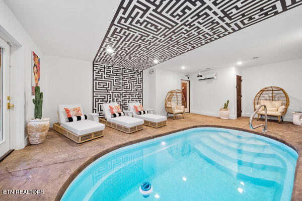 view of indoor pool