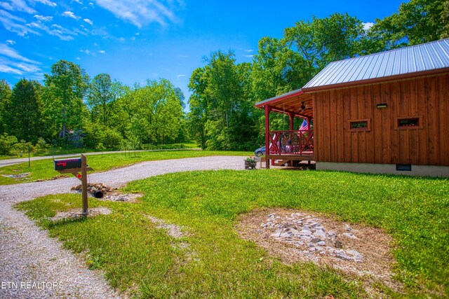 305 Griffin Ln, Allardt, TN 38504 - view of green lawn with driveway