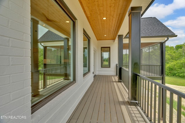 view of deck