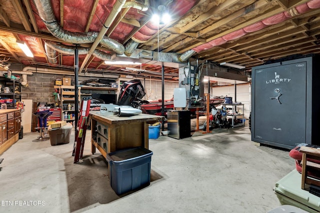 1023 NE Old Charleston Rd, Cleveland, TN 37312 - view of unfinished below grade area