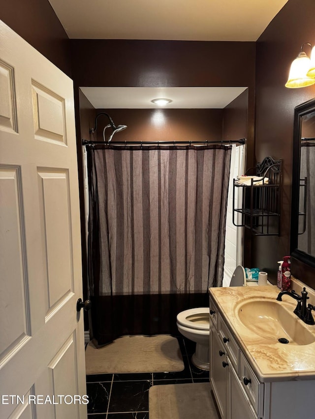 900 Twin Fawn Trl, Middlesboro, KY 40965 - bathroom with tile patterned flooring, vanity, and toilet