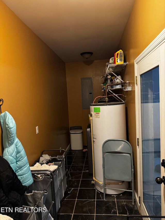 900 Twin Fawn Trl, Middlesboro, KY 40965 - utility room with water heater and electric panel