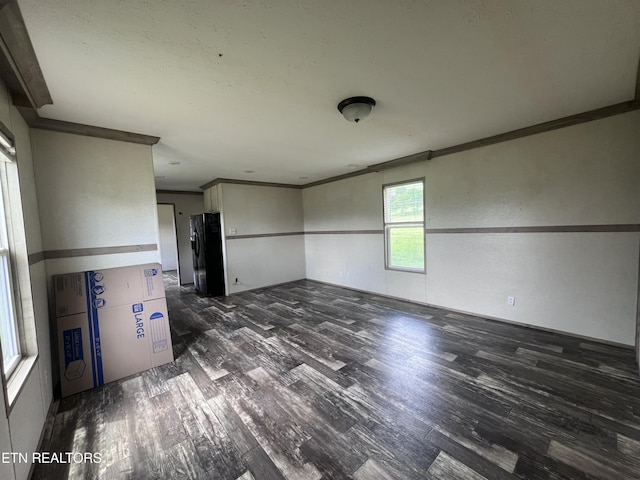225 Orange Ln, Speedwell, TN 37870 - empty room with wood finished floors and crown molding