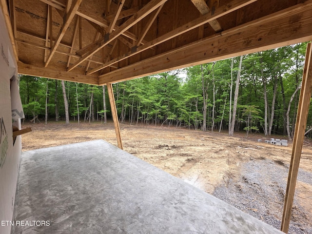 1640 E Overlook Rd, Monterey, TN 38574 - view of yard with a patio and a wooded view