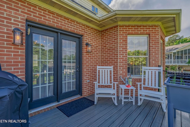 312 Cheestana Way, Loudon, TN 37774 - wooden terrace featuring area for grilling