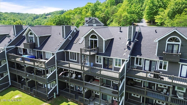 700 Shanghai Landing Ln Unit 11, Lafollette, TN 37766 - aerial view of a heavily wooded area