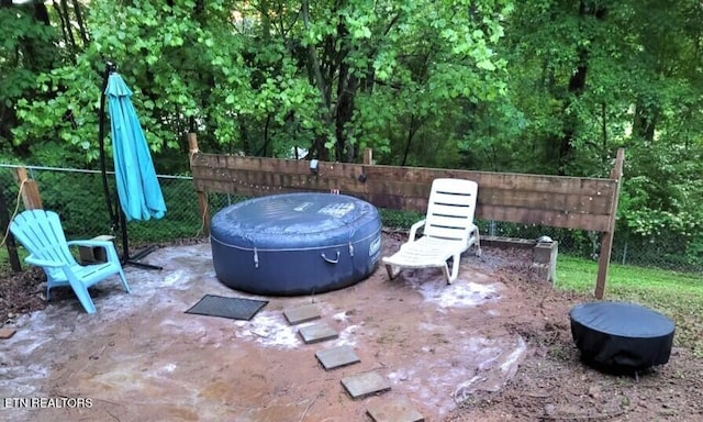 103 Renner Ln, Oliver Springs, TN 37840 - view of patio featuring fence