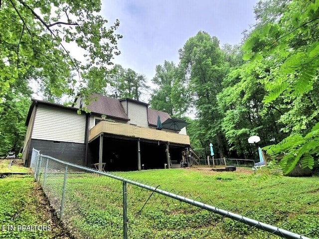 103 Renner Ln, Oliver Springs, TN 37840 - back of house with a deck