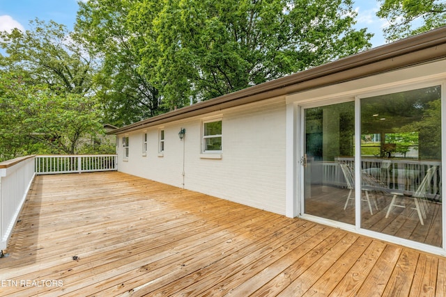 4525 Fawnie Ln, Knoxville, TN 37918 - view of wooden deck