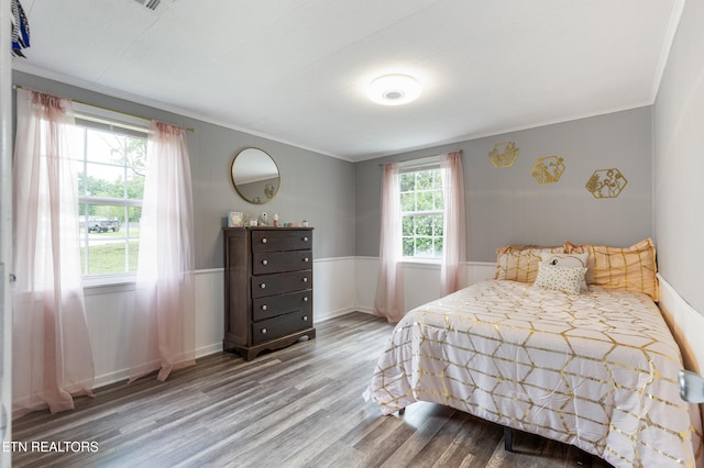 122 Mill Rd, Wartburg, TN 37887 - bedroom featuring crown molding and wood finished floors