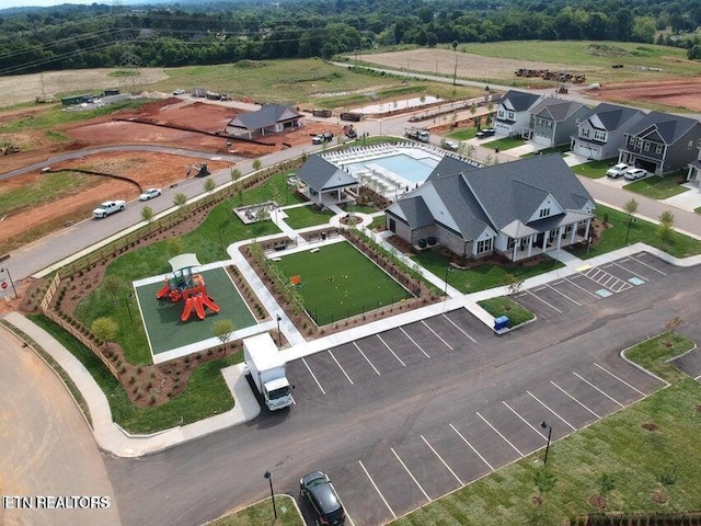 8143 Gold Bell St Lot 20, Powell, TN 37849 - aerial view of a pool