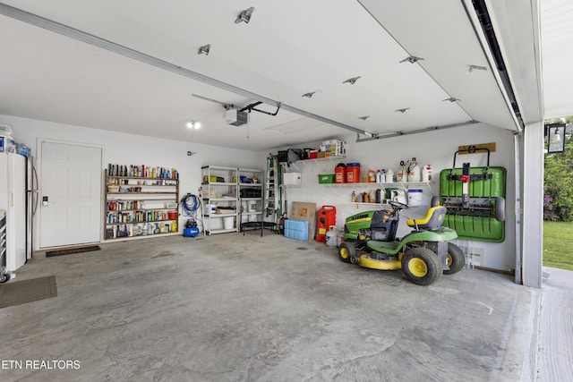 134 Jordan Dr, Caryville, TN 37714 - garage with a garage door opener
